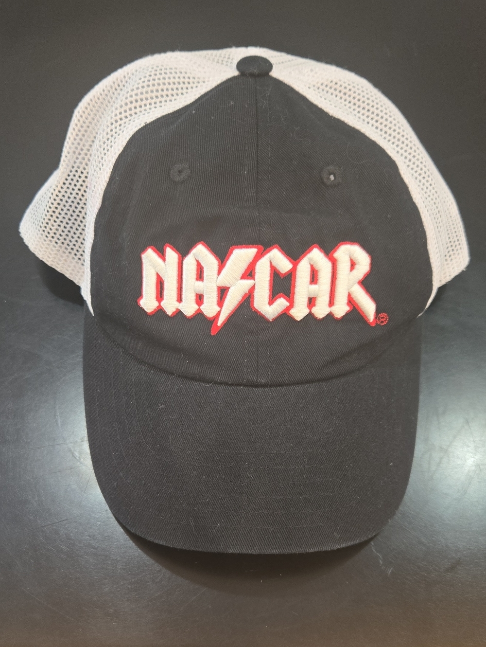 Nascar Cap CFS Black White